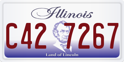 IL license plate C427267
