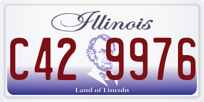 IL license plate C429976