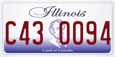 IL license plate C430094