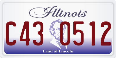 IL license plate C430512