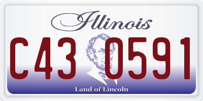 IL license plate C430591