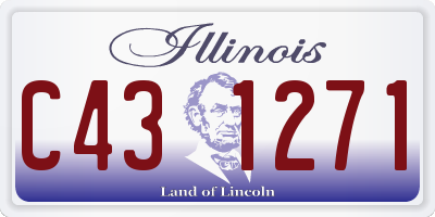 IL license plate C431271