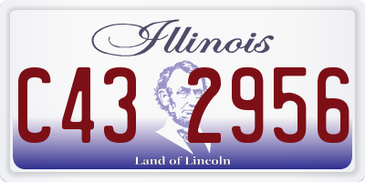IL license plate C432956