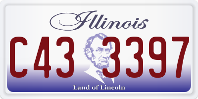 IL license plate C433397