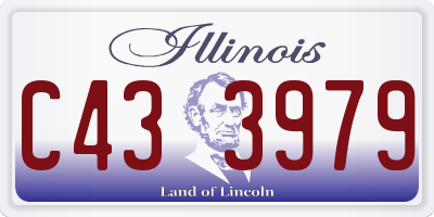 IL license plate C433979