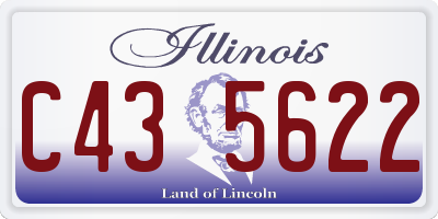 IL license plate C435622