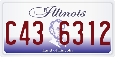 IL license plate C436312