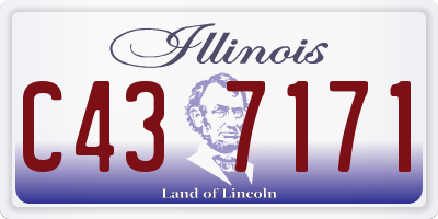 IL license plate C437171
