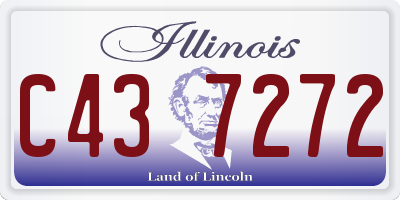 IL license plate C437272