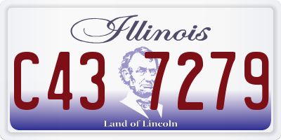 IL license plate C437279