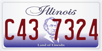 IL license plate C437324