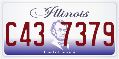 IL license plate C437379