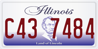 IL license plate C437484