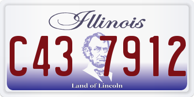 IL license plate C437912