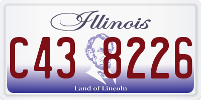 IL license plate C438226