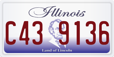 IL license plate C439136
