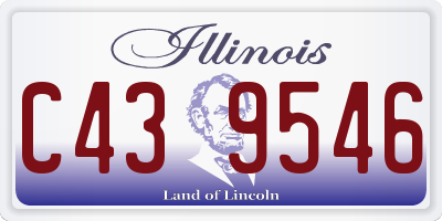 IL license plate C439546