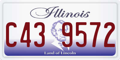 IL license plate C439572