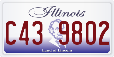 IL license plate C439802