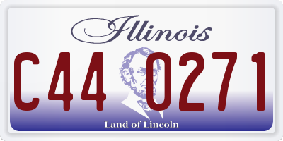 IL license plate C440271