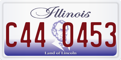 IL license plate C440453
