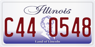 IL license plate C440548