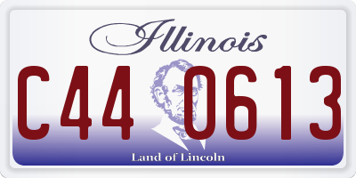 IL license plate C440613