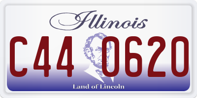 IL license plate C440620