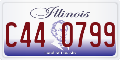 IL license plate C440799