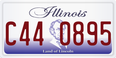 IL license plate C440895