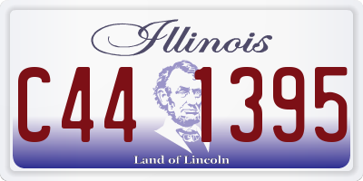 IL license plate C441395