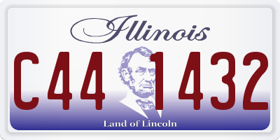 IL license plate C441432