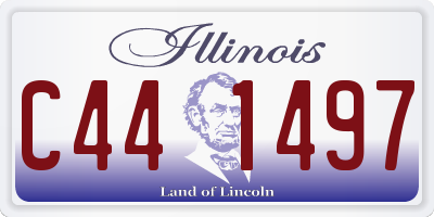 IL license plate C441497