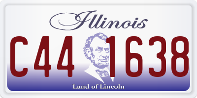 IL license plate C441638