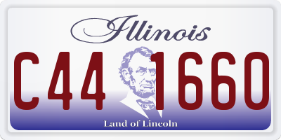 IL license plate C441660