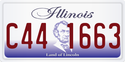 IL license plate C441663