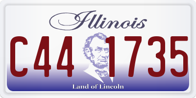 IL license plate C441735