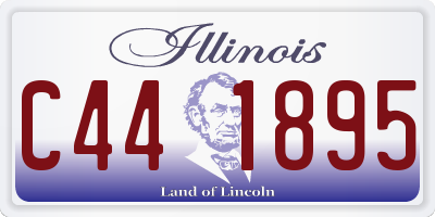 IL license plate C441895