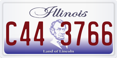 IL license plate C443766