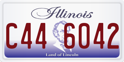 IL license plate C446042