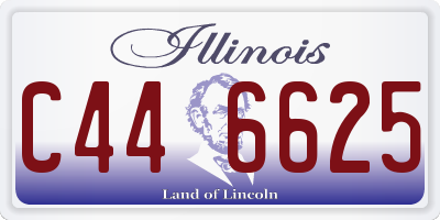 IL license plate C446625