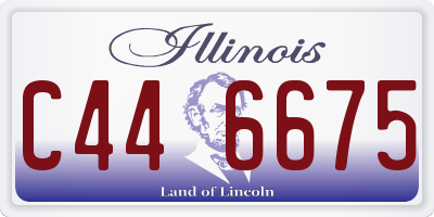 IL license plate C446675