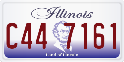 IL license plate C447161