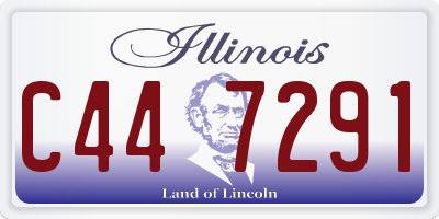 IL license plate C447291