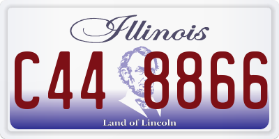 IL license plate C448866