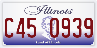 IL license plate C450939