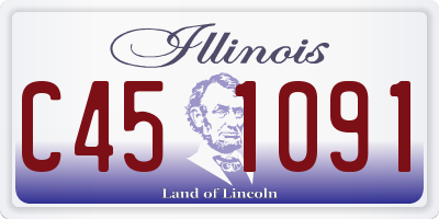 IL license plate C451091