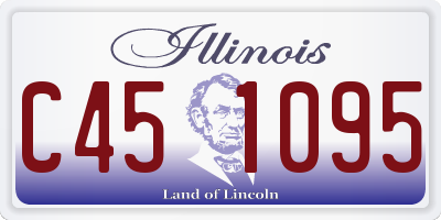 IL license plate C451095