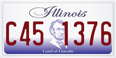 IL license plate C451376