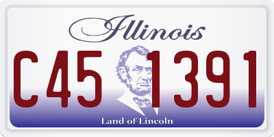 IL license plate C451391